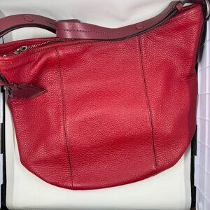 Cole Haan red Bucket Bag
